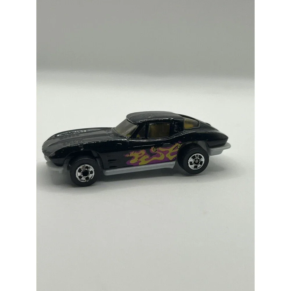 Hot Wheels 63 Corvette Rear Split Window 1991 Black McDonald's Diecast Vehicle